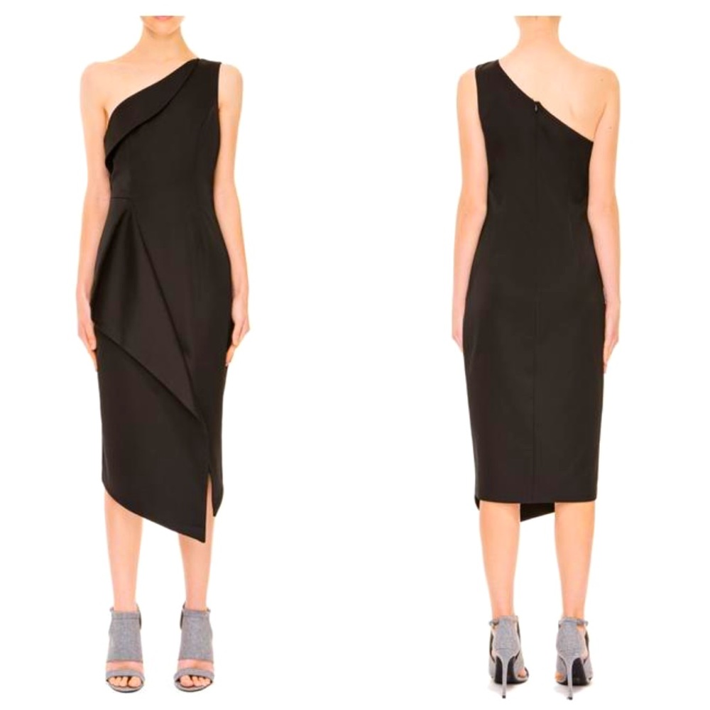 Black Keepsake One shoulder Dress